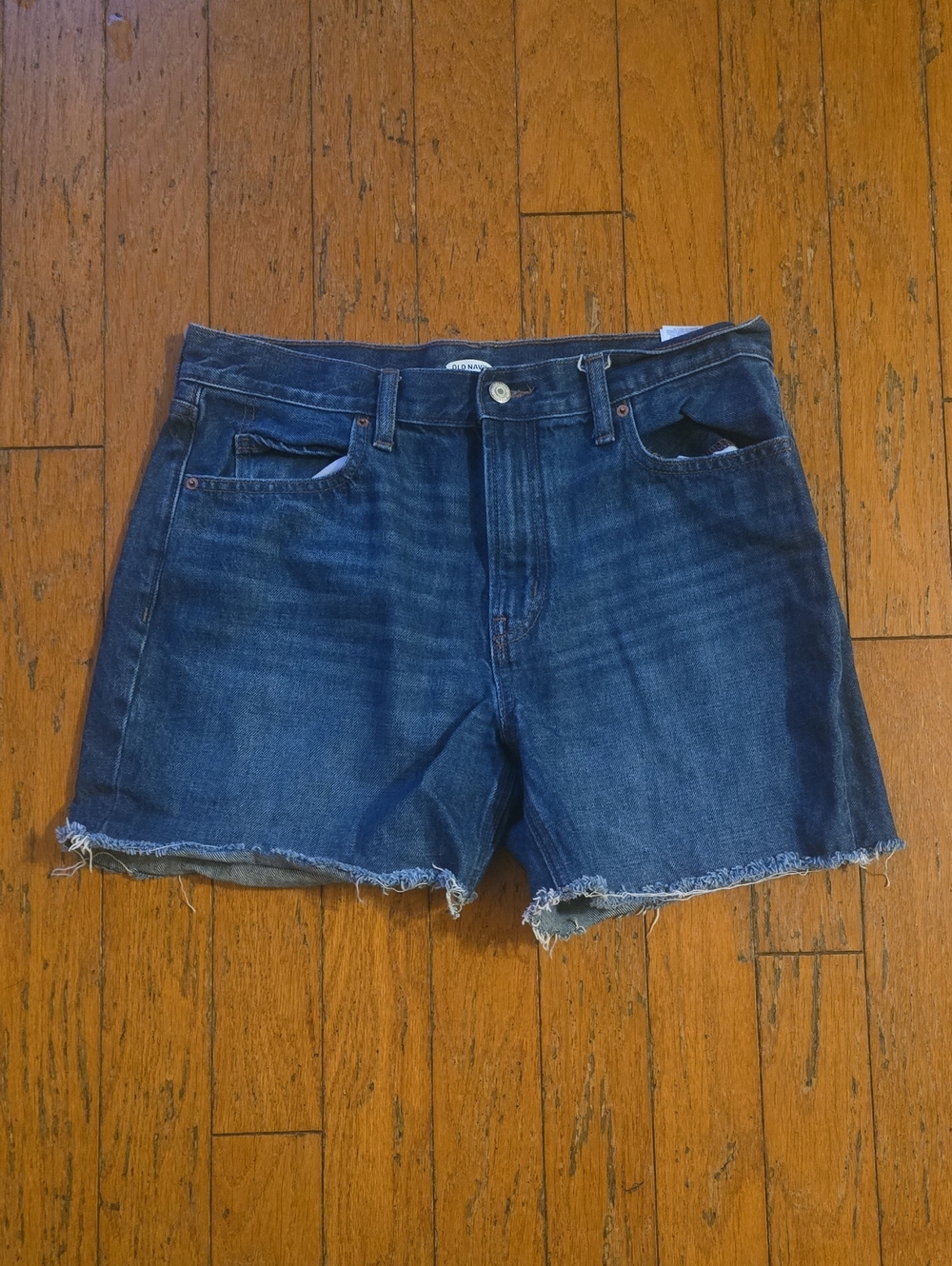 Old Navy Dark Blue Denim Cutoff Shorts